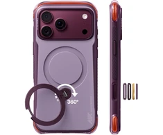 Dėklas Burga Torras Ostand Q3 Air Pro, violet summit violetinė – iPhone 18 Pro