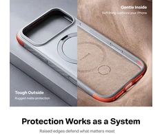 Dėklas Burga Torras Ostand Q3 Rugg, baltas – iPhone 18 Pro