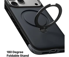 Dėklas Burga Torras Ostand Q3 Rugg, juodas – iPhone 18 Pro Max