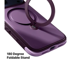 Burga Torras Ostand Q3 tvirtas dėklas, violetinis – iPhone 18 Pro