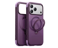 Burga Torras Ostand Q3 tvirtas dėklas, violetinis – iPhone 18 Pro