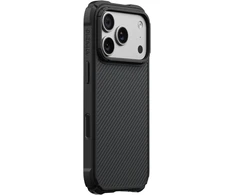 Dėklas PITAKA Cairn Case, skirtas iPhone 18 Pro / 17 Pro, juodas pilkas