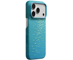Dėklas PITAKA Edge MagSafe dėklas, skirtas iPhone 18 Pro / 17 Pro, lucid mėlynas