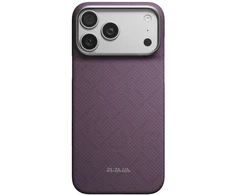 Dėklas PITAKA Edge PTK Weaving-Charoite MagSafe, skirtas iPhone 18 Pro Max / 17 Pro Max, violetinis