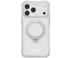 Dėklas Case Skinarma Saturn MagSafe + Rotating Kick Stand do iPhone 18 Pro Max / 17 Pro Max Frost