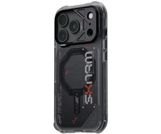 Dėklas Skinarma Sonar MagSafe, skirtas iPhone 18 Pro / 17 Pro, juodas