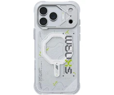 Dėklas Skinarma Sonar MagSafe, skirtas iPhone 18 Pro Max / 17 Pro Max, baltas