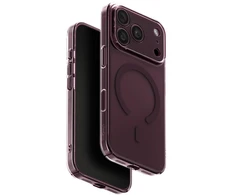 Dėklas UNIQ Airsuit, skirtas iPhone 18 Pro / 17 Pro, su Magclick įkrovimu, bordo spalvos