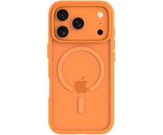 Dėklas dbramante1928 Grenen galinis dangtelis MagSafe, skirtas iPhone 17 Pro – oranžinis