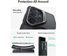 Dėklas ESR Classic Hybrid KickStand MagSafe Samsung Galaxy S26 Ultra Frosted juodos spalvos
