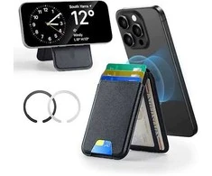 Dėklas ESR Classic Magnetic Wallet Stand, juodas