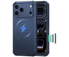 Dėklas Esr Cyber Tough MagSafe iPhone 17 Pro Max / 18 Pro Max mėlyna