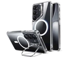 Dėklas ESR hibridinis stovas „Stash“ Samsung S26, skaidrus