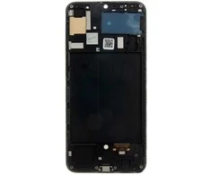 Dėklas For_Samsung LCD ekranas + Touch Unit + priekinis dangtelis Samsung A505 Galaxy A50 Juodas