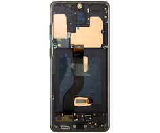 Dėklas For_Samsung LCD ekranas + jutiklinis blokas + priekinis dangtelis, skirtas Samsung G986/G985 Galaxy S20+ Cosmic Juodas