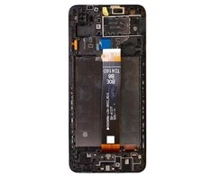 Dėklas For_Samsung LCD ekranas + jutiklinis blokas + priekinis dangtelis Samsung A127F Galaxy A12 Juodas