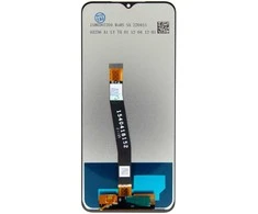 Ekranas su jutikliniu bloku, skirtas Samsung Galaxy A22 5G A226, Juodas