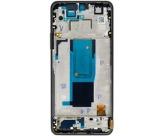 For_Xiaomi LCD Ekranas + Touch Unit + priekinis dangtelis skirtas Xiaomi Redmi Note 11 Pro+ 5G Juodas