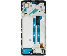 For_Xiaomi LCD Ekranas + Touch Unit + priekinis dangtelis skirtas Xiaomi Redmi Note 11 Pro Juodas