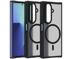Dėklas Full Matte Mag Cover Samsung Galaxy Fold 8 juodas