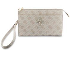 Guess PU 4G Metal Logo Phone Bag rožinės spalvos