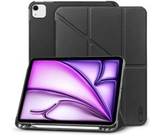 Dėklas iPad Air 13.0 2024 Tech-Protect Sc Pen Origami juodos spalvos