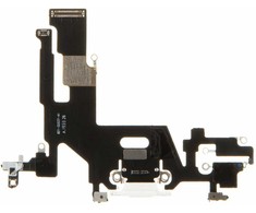 Dėklas „iPhone 11“ lankstus kabelis su įkrovimo jungtimi, baltas
