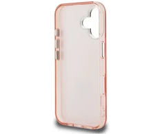 Dėklas Karl Lagerfeld IML Aquarelle Choupette &amp; Logo iPhone 16 Case - Rožinė