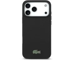 Dėklas Lacoste Iconic Petit Pique MagSafe Case + Wallet for Apple iPhone 17 Pro Max juodos spalvos