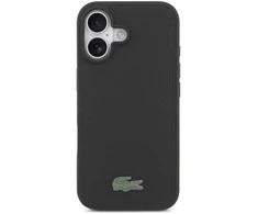 Lacoste Iconic Petit Pique MagSafe dėklas + Wallet skirtas Apple iPhone 17 juodos spalvos