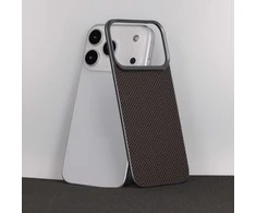 Dėklas Liavec Carbon Layer Magsafe Aramid Fiber Cover skirtas Apple iPhone 17 Pro Max auksinis