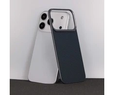 Dėklas Liavec Carbon Layer Magsafe Aramid Fiber Cover skirtas Apple iPhone 17 Pro Max mėlynas
