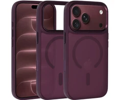Dėklas Liavec Cloudy Case with Metal Camera Frame do Iphone 18 Pro Max/17 Pro Max violetinė (Camera Control Button)