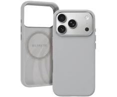 Dėklas Liavec Silky Case with Metal Camera Frame do Iphone 18 Pro Max/17 Pro Max pilka