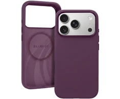 Dėklas Liavec Silky Case with Metal Camera Frame do Iphone 18 Pro/17 Pro violetinė