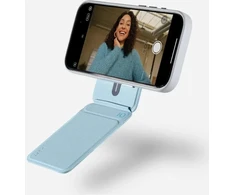 Dėklas Magnetinė piniginė ir telefono stovas Moft Movas Tripod MagSafe mėlyna