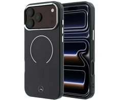 Dėklas Mercedes Double Layer Iconic Logo MagSafe case for iPhone 18 Pro Max / 17 Pro Max - burgundy