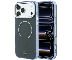 Dėklas Mercedes Double Layer Iconic Logo MagSafe Case for iPhone 18 Pro Max / 17 Pro Max - Dark Gray