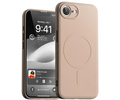 Dėklas Mercury Semi-Silicone MagSafe Apple iPhone 16E / 17e rožinės spalvos sand