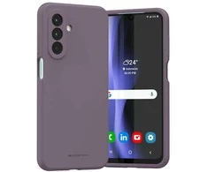 Dėklas Mercury Silicone Samsung Galaxy A26 violetinės spalvos
