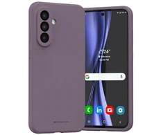 Dėklas Mercury Silicone Samsung Galaxy A56 violetinės spalvos