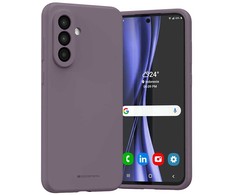 Mercury Silicone dėklas Samsung Galaxy A56 violetinės spalvos