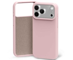 Dėklas Mercury Silicone skirtas Apple iPhone 17 Pro rožinės spalvos