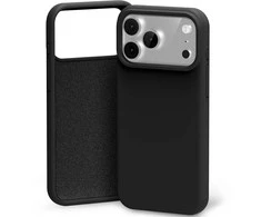 Mercury Silicone dėklas skirtas Apple iPhone 17 Pro juodos spalvos
