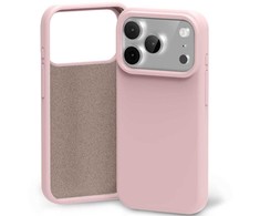 Dėklas Mercury Silicone skirtas Apple iPhone 17 Pro Max rožinės spalvos