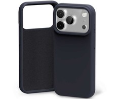 Dėklas Mercury Silicone skirtas Apple iPhone 17 Pro mėlynos spalvos