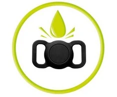 Dėklas Mobile Origin AirTag Apykaklė gyvūnams, juoda