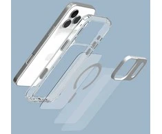 Dėklas Moshi iGlaze MagSafe - Case Apple iPhone Air Luna Sidabrinis