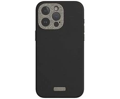 Dėklas Moshi Napa MagSafe - Leather case for Apple iPhone 15 Pro Max Midnight Juodas
