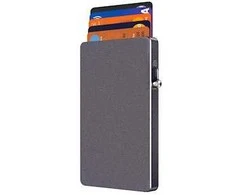 Dėklas Musthavz MagSlider Magnetic Card Wallet holder, pilkos spalvos